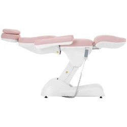 Sähköinen kosmetiikkasänky 4 moottoria 187 x 57 cm rosa/valkoinen