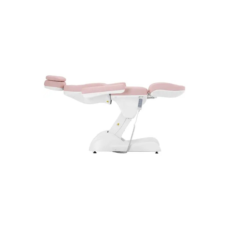 Sähköinen kosmetiikkasänky 4 moottoria 187 x 57 cm rosa/valkoinen