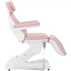 Sähköinen kosmetiikkasänky 4 moottoria 187 x 57 cm rosa/valkoinen
