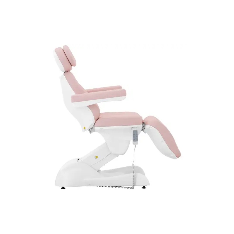Sähköinen kosmetiikkasänky 4 moottoria 187 x 57 cm rosa/valkoinen