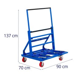 Alustavaunu 600 kg kantavuudella, kokoontaitettava