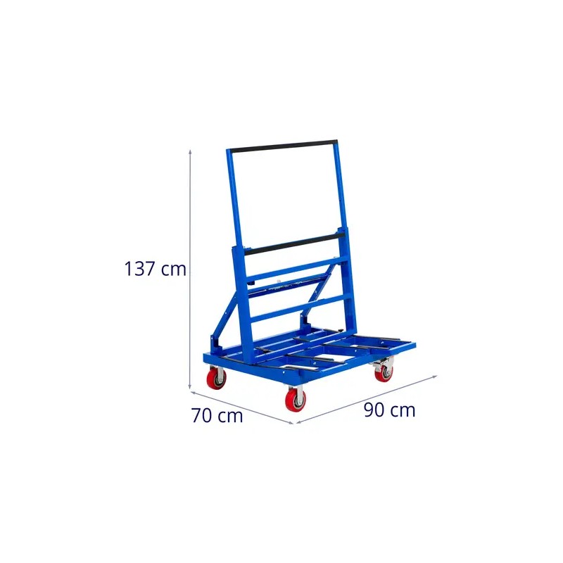 Alustavaunu 600 kg kantavuudella, kokoontaitettava