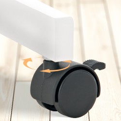 Yolanda säädettävä kokovartalon peili pyörillä, 150 cm korkea