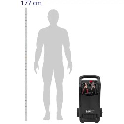 Auton akkulaturi ja käynnistysavustaja 12/24 V 100 A