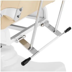 Kosmetiikkasänky BERGAMO 183 x 61 cm, korkeussäädettävä 60-79 cm, beige