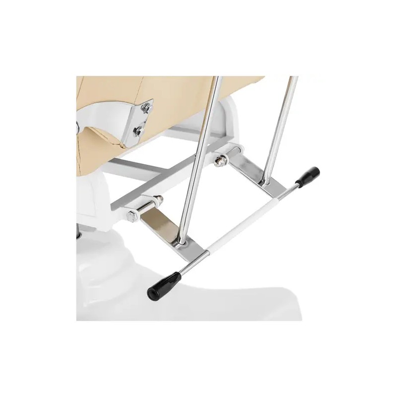 Kosmetiikkasänky BERGAMO 183 x 61 cm, korkeussäädettävä 60-79 cm, beige