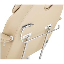 Kosmetiikkasänky BERGAMO 183 x 61 cm, korkeussäädettävä 60-79 cm, beige