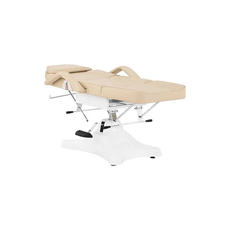 Kosmetiikkasänky BERGAMO 183 x 61 cm, korkeussäädettävä 60-79 cm, beige