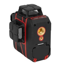 360° Ristiviivallasermi 30 m kaukosäätimellä ja kuljetuslaukulla