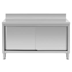 Royal Catering RCSSCB-150x60-E-B työpöytäkaappi ruostumaton teräs 150 x 60 cm