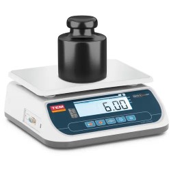 Pöytävaaka kalibroitu 6 kg 2 g 21 x 28 cm LCD