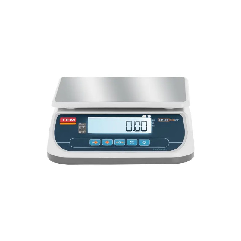 Pöytävaaka kalibroitu 6 kg / 2 g - 21 x 28 cm - LCD
