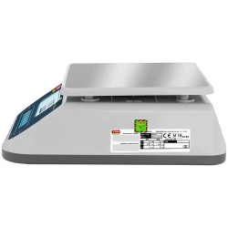Pöytävaaka kalibroitu 6 kg / 2 g - 21 x 28 cm - LCD