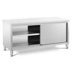 Royal Catering RCSSCB 180X60 E työpöytäkaappi ruostumaton teräs 180 x 60 cm