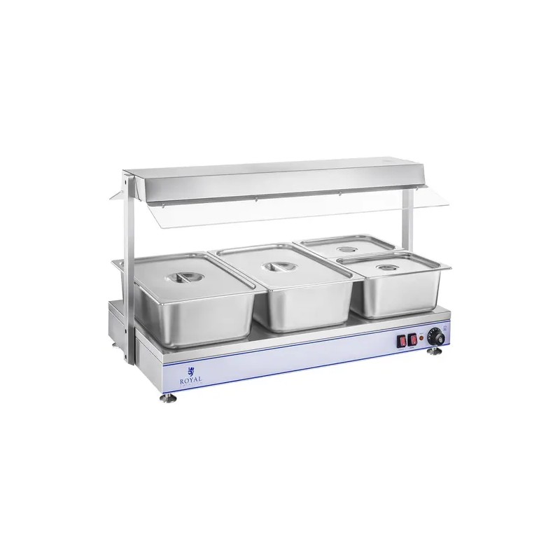 Ruokalämpimä RCHP-100H - 3 halogenlamppua - 1550 W