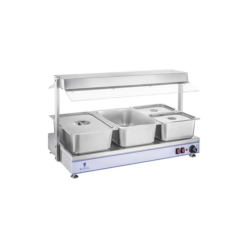 Ruokalämpimä RCHP-100H - 3 halogenlamppua - 1550 W