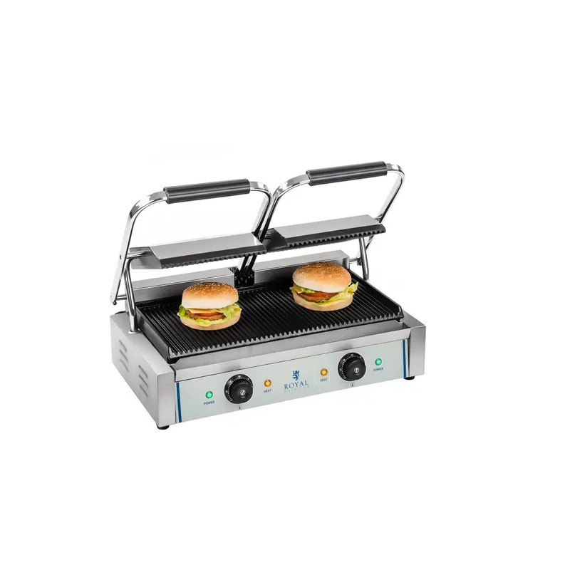 Royal Catering RCKG-3600-G Kontaktgrilli 2 x 1800 W