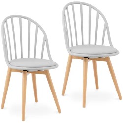 Royal Catering tuolit 2 kpl harmaa kantavuus 150 kg