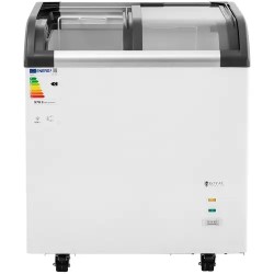 Royal Catering RCFZ-180G pakastin 180 l lasiovilla
