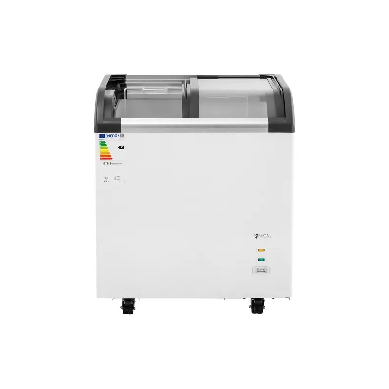 Royal Catering RCFZ-180G pakastin 180 l lasiovilla
