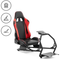 Gaming ajotuoli teräsrunkoineen säädettävä