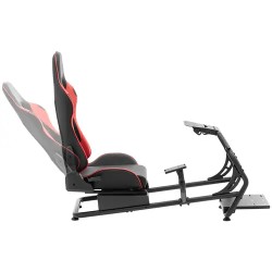 Gaming-ajotuoli teräsrunkoineen säädettävä