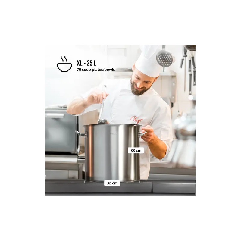 Royal Catering RCST-25E3 Induktiokattila 25 l Ø 32 cm