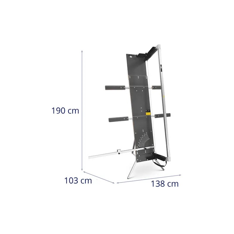 MSW Styrox-leikkuri 200 W 1300 mm / 350 mm jalustalla