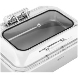 Royal Catering Chafing Dish lämpöastia GN 1/1 8,5 l lasikannella