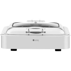 Royal Catering Chafing Dish lämpöastia GN 1/1 8,5 l lasikannella
