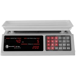 Kontrollivaaka SBS-PW-402EP 40 kg / 2 g 33,7 x 23,1 cm 6 LED