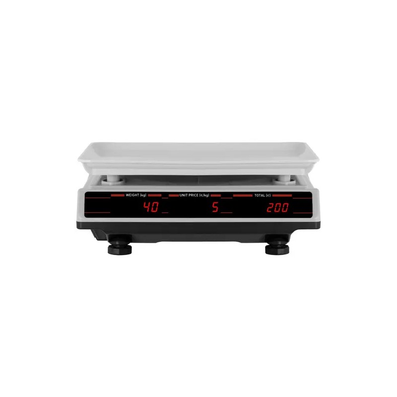 Kontrollivaaka SBS-PW-402EP 40 kg / 2 g 33,7 x 23,1 cm 6 LED