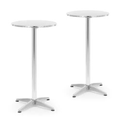Royal Catering ECO seisomapöytä 2 kpl 60 cm säädettävä korkeus 75 115 cm taittuva