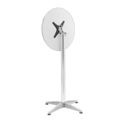 Royal Catering ECO -seisomapöytä 2 kpl, Ø 60 cm, säädettävä korkeus 75-115 cm, taittuva