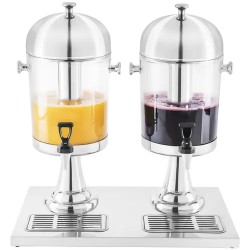 Royal Catering juoma-annostelija 2 x 7 l ruostumaton teräs ja muovi