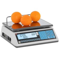 TEM015D-B1 Hintavaaka 15 kg / 5 g - tarkastettu - 23 x 30 cm - LCD