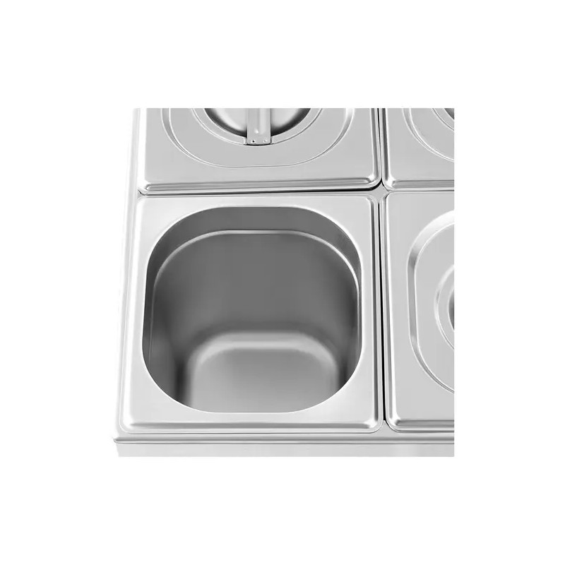 Royal Catering Bain Marie - 640 W - 6 x GN 1/6 - 18 l