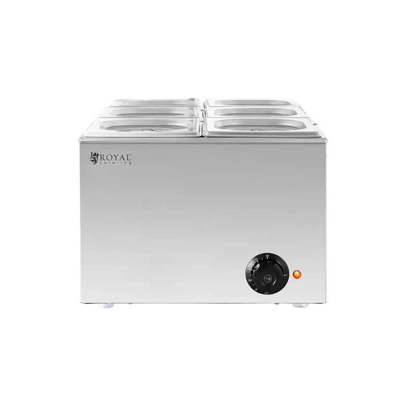 Royal Catering Bain Marie - 640 W - 6 x GN 1/6 - 18 l