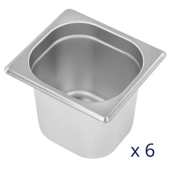 Royal Catering Bain Marie - 640 W - 6 x GN 1/6 - 18 l