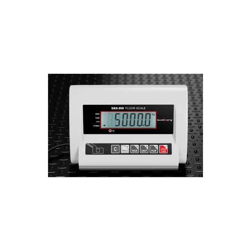 Lattiavaaka ECO 5000 kg / 2 kg 150 x 150 cm LCD