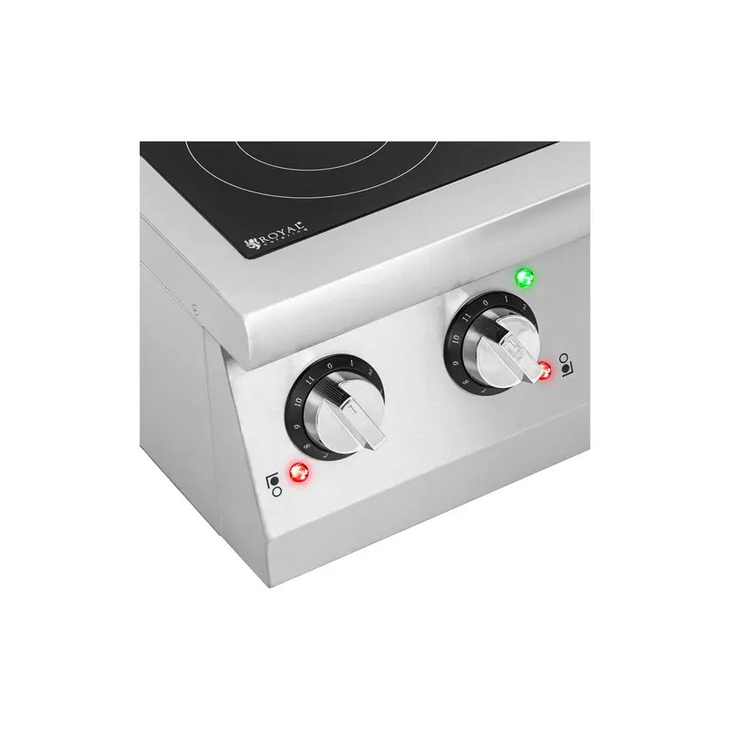 Royal Catering induktioliesi 6000 W 4 keittoaluetta 26 cm
