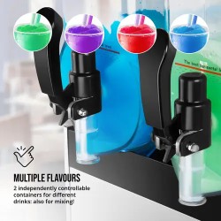 Royal Catering Slush-jääkone 2 x 12 l