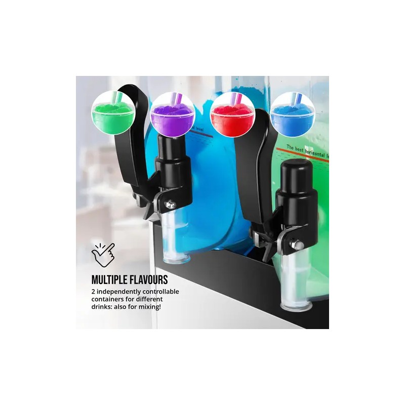 Royal Catering Slush-jääkone 2 x 12 l