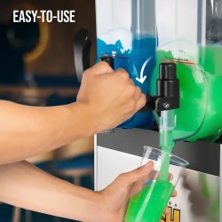 Royal Catering Slush-jääkone 2 x 12 l