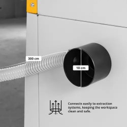 Pöytäsaha MSW-TSA-2400A 1100 W 400 V 200 mm terä