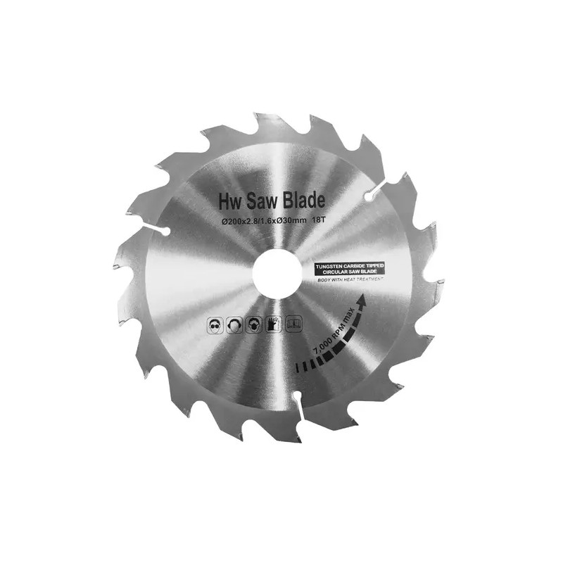 Pöytäsaha MSW-TSA-2400A 1100 W 400 V 200 mm terä