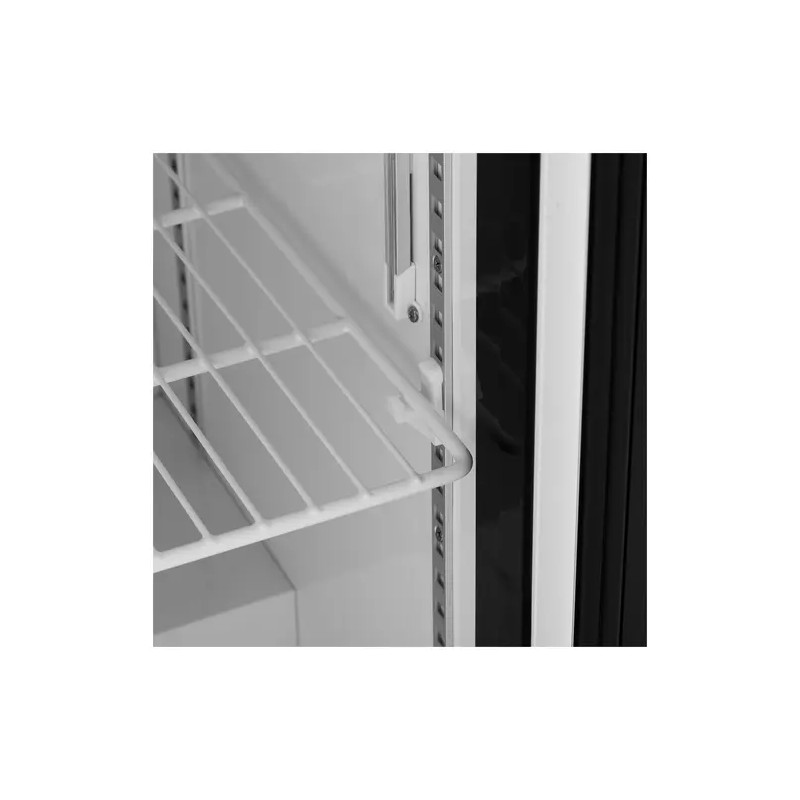 Royal Catering RCLK-F380G pakastinkaappi 380 l lasiovella, hopea