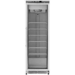 Royal Catering RCLK-F380G pakastinkaappi 380 l lasiovella, hopea