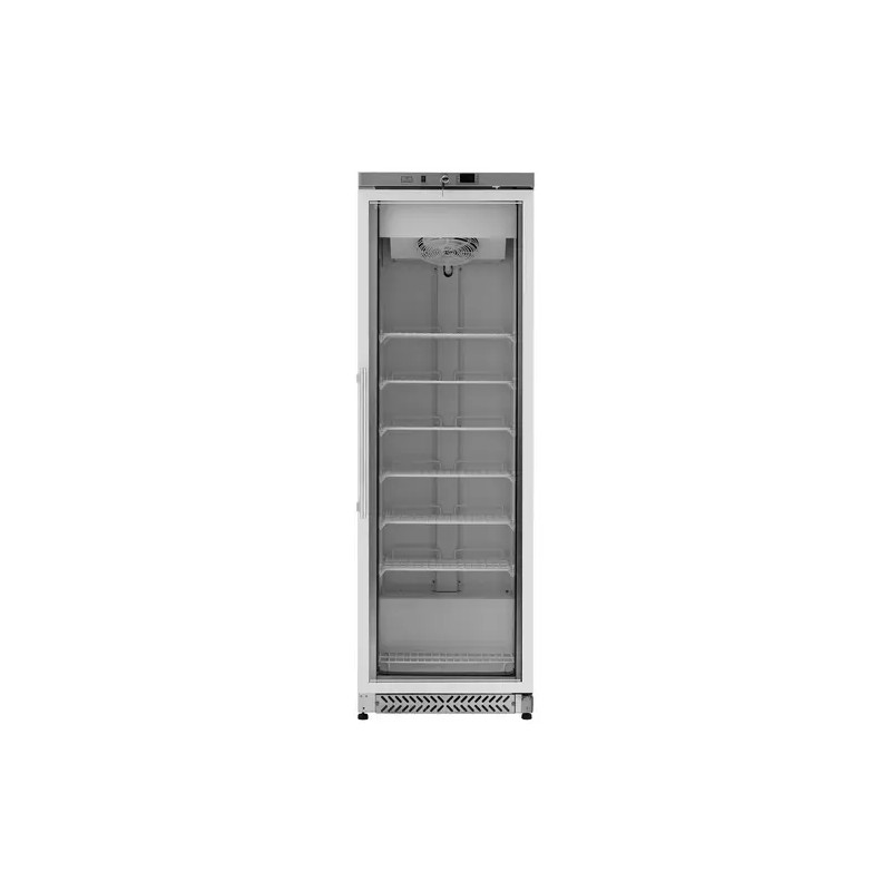 Royal Catering RCLK-F380G pakastinkaappi 380 l lasiovella, hopea
