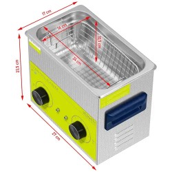 PROCLEAN 3.2MS ulträänipuhdistin 3,2 l 40 kHz 120 W